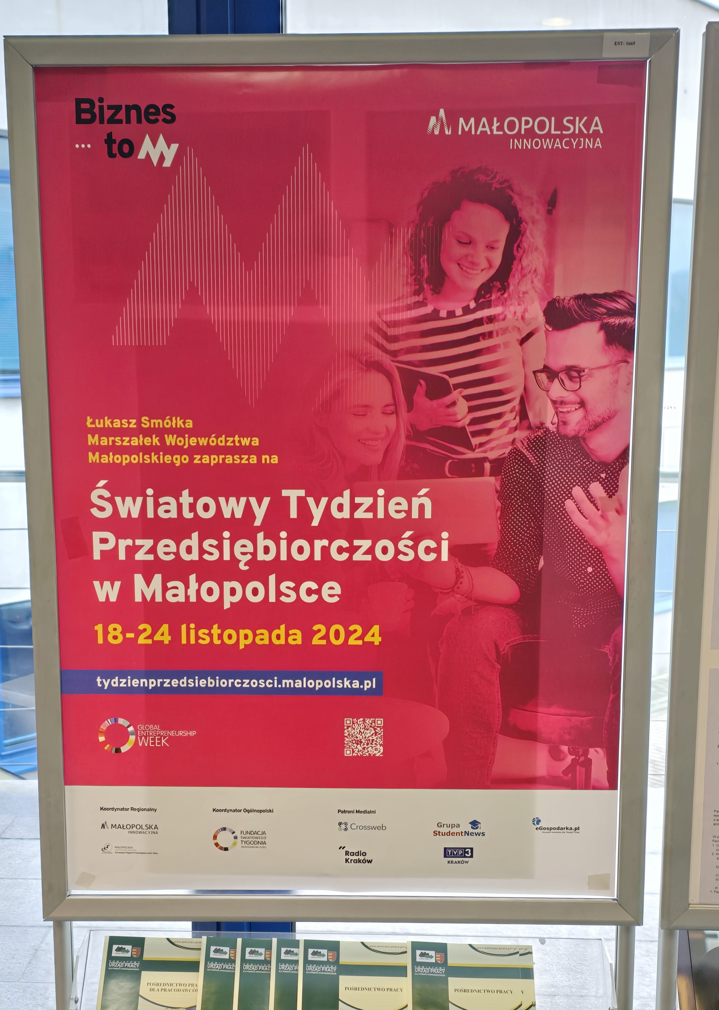 Plakat projektu Światowy Tydzień Przedsiębiorczości